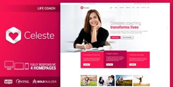 Celeste - Life Coach Therapist WordPress Theme